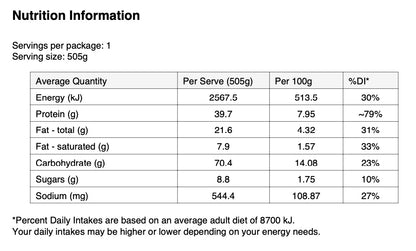 Beef Shin & Miso Sweet Potato 520g