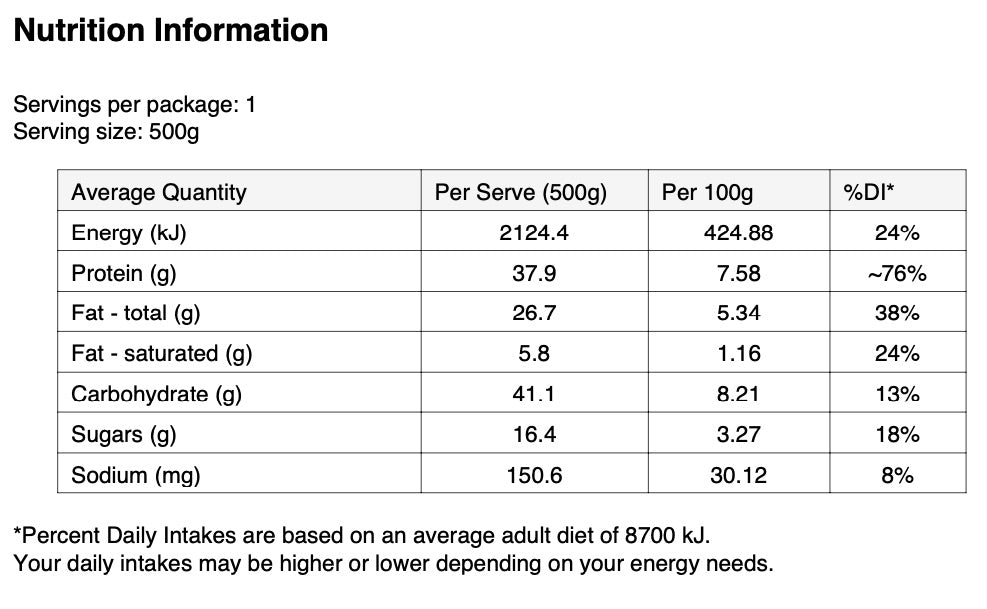 Miso and Orange Glazed Ocean Trout 490g