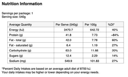 Orange and Tahini Grilled Chicken 510g