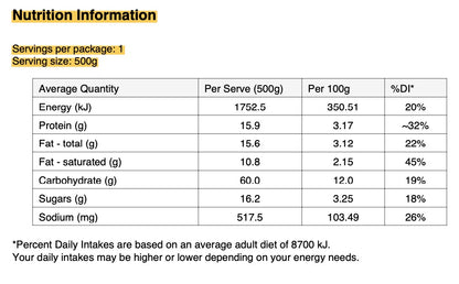 Winter Veg Curry 500g